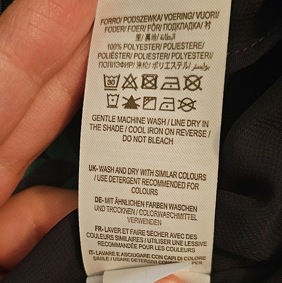 Lydia Dress in Teal Chevron - Picture 8 of 8